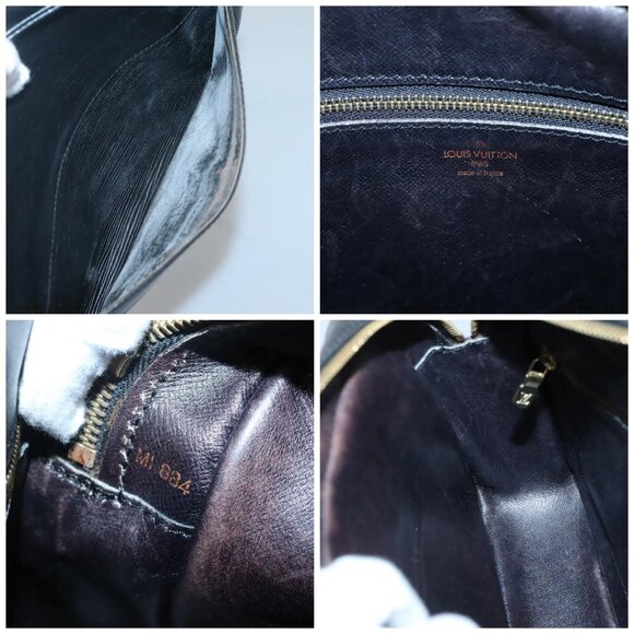 LOUIS VUITTON Epi Trocadero 27 Shoulder Bag Black M52312 LV Auth 132547 - Picture 15 of 16